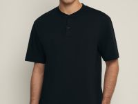 Базовое поло с воротником-стойкой