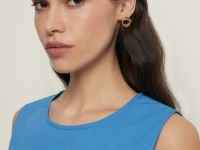 Блузка без рукавов из хлопка