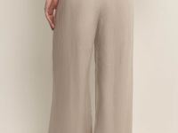 Брюки изо льна на резинке