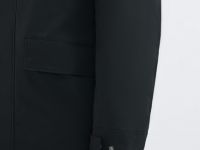 Утеплённая парка с капюшоном, Черный