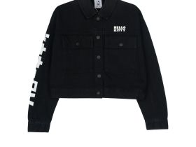 Куртка текстильная джинсовая для девочек