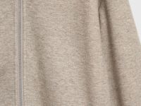 Утеплённая толстовка на молнии, Бежевый