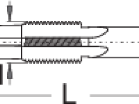 Метчик Unior 1695.1 для установки футорки в шатун (5/8" x 24 TPI левый)