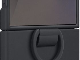 Клип-кейс Samsung Ring Case (Silicone) Z Flip7 Чёрный