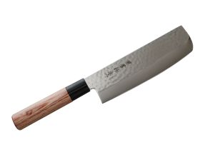 Нож кухонный для овощей Накири Kanetsune, сталь DSR1K6, рукоять pakka wood