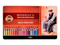 Набор карандашей акварельных Koh-I-Noor "Mondeluz" 36 цв в металле