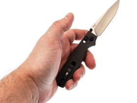 Складной нож Kizer Original 2, сталь 14C28N, рукоять алюминий, черный