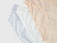 Трусы-слипы для девочек, 3 шт., Серый