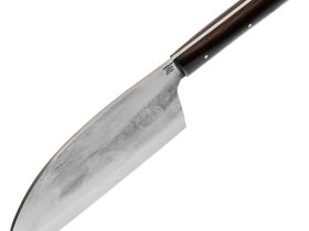 Сербский топорик для мяса, сталь 95Х18, профессиональный кухонный топорик, рукоять граб