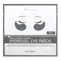 Гидрогелевые лифтинг патчи на 1 применение BeauuGreen Sea Cucumber&Black Hydrogel Eye Patch
