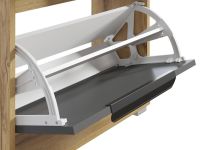 Обувница Авильтон 2-60x110 Графитовый