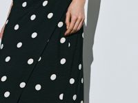 Юбка с запахом, Черный