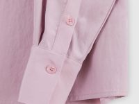 Рубашка прямого кроя с длинным рукавом