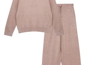 Комплект трикотажный для девочек: джемпер, брюки