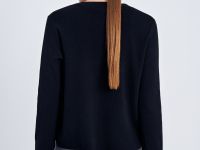 Кардиган приталенного силуэта с округлой горловиной