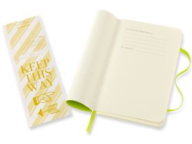Записная книжка в линейку Moleskine "Classic Soft" Pocket, 90x140 мм 192 стр мягкая обложка, лайм