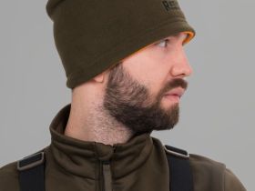 Шапка Remington Forming double-sided green/orange — двухсторонняя флисовая шапка для охоты и туризма