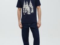 Футболка из хлопка с принтом