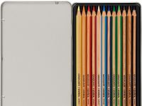 Набор гексагональных карандашей цветных Lyra "Graduate" 12 цв, в металлическом пенале