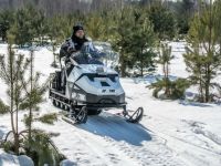 Снегоход БТС Arctic 4Т New Люкс 14 л.с. (э/зап , реверс, тормоз, улучшенная подвеска)