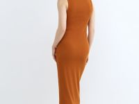 Платье-майка из трикотажа, Оранжевый