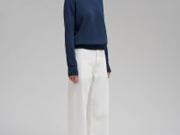 Джемпер полуприлегающего кроя из хлопка