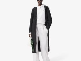 Женская толстовка Lacoste свободного кроя с капюшоном