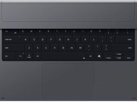 Клавиатура Samsung с тачпадом Galaxy Tab S11 Ultra серый