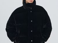 Утеплённая стёганая куртка, Черный