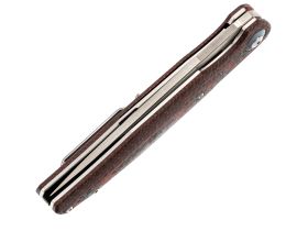 Складной нож Bestech Knives ASCOT, D2, Черно-красный карбон