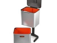 Joseph Joseph Контейнер для мусора с двумя баками 60 л металлик Totem Max Joseph Joseph