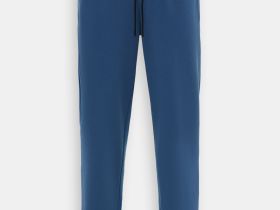 Спортивные брюки зауженного кроя на резинке