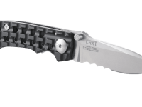 Складной нож CRKT R1804 Ruger® Knives Go-N-Heavy™, сталь 8Cr13MOV Stonewashed Combo Blade, рукоять алюминий