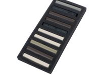 Набор сухих графических материалов "Ладога" соус ассорти цветов, 10 мелков