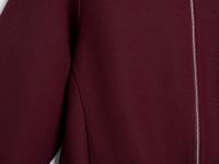 Льняной бомбер на молнии, Фиолетовый