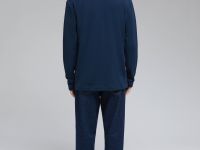 Поло из хлопка пике с длинным рукавом