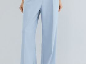 Прямые классические брюки, Голубой