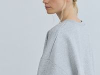 Свитшот с вышивкой, Серый