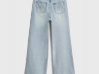 Джинсы Wide leg для девочек, Голубой