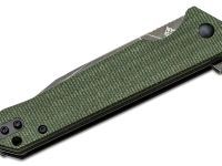 Складной нож QSP Mamba V2 Black, сталь D2, рукоять микарта