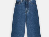 Джинсовые шорты с потертостями