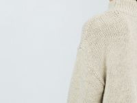 Вязаный джемпер с бахромой, Бежевый