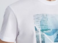 Свободная футболка с принтом