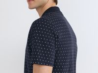 Поло с принтом, Синий