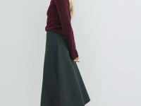 Асимметричная юбка, Серый