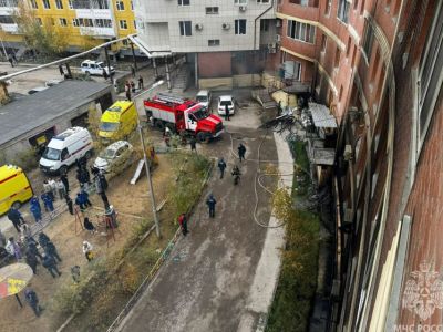 Названа предварительная причина пожара на улице Курашова в Якутске