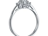 Классическое кольцо из белого золота с бриллиантами э0901кц02220013