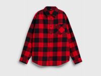 Рубашка из фланели для мальчиков, Красный