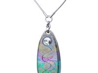 Складной нож-подвеска Sanrenmu 6178-TR, сталь Дамаск, рукоять титан