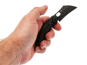 Складной нож Kansept Osprey, сталь CPM S35VN, рукоять титан, черный